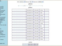 Exif information displayed in detailed view