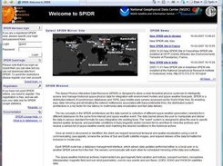 SPIDR welcome page