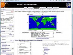 SPIDR geomagnetic data request form