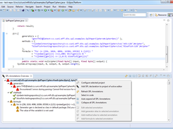 Overview of annotations in active editor