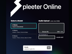 Spleeter Online Screenshot 1