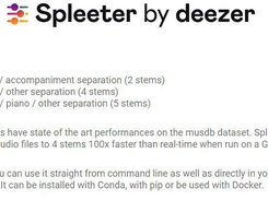 Spleeter Screenshot 1