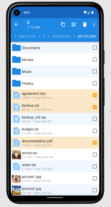 Splend File Manager Screenshot 1