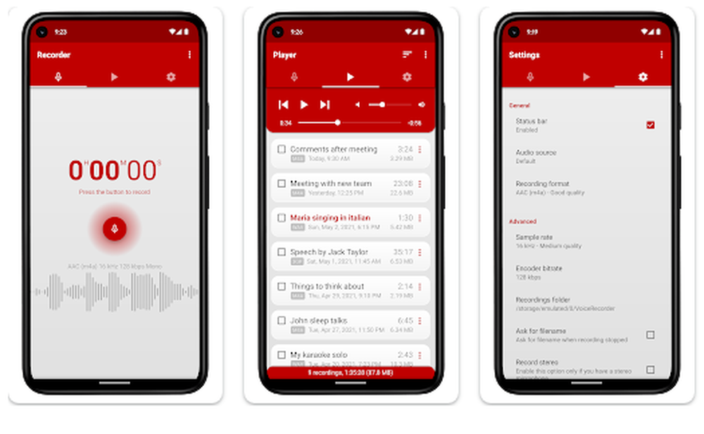 Splend Voice Recorder Pro Screenshot 1