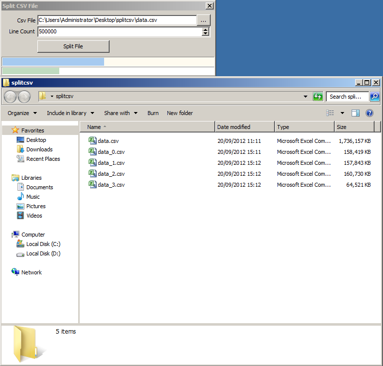 Free huge csv splitter sourceforge