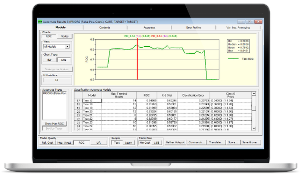 Salford Predictive Modeler (SPM) Screenshot 1
