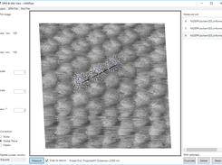 LMAPper with SPM image, 3D molecular models and measuring tool