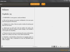 Tela de leitura da Bíblia Falada v2.0 – Gênesis