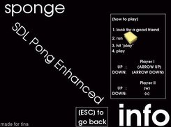 The info screen.