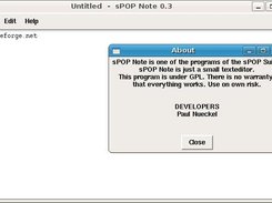sPOP Note Version 0.3
