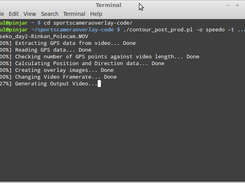 SportsCameraOverlay in progress