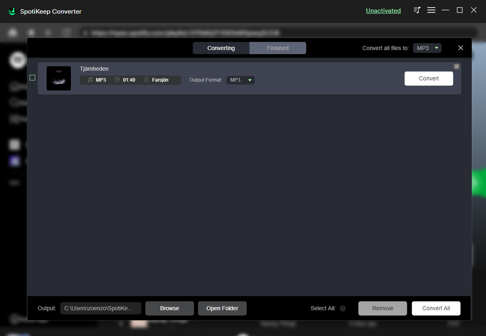 SpotiKeep Screenshot 1
