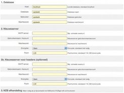 Configiratie formulier