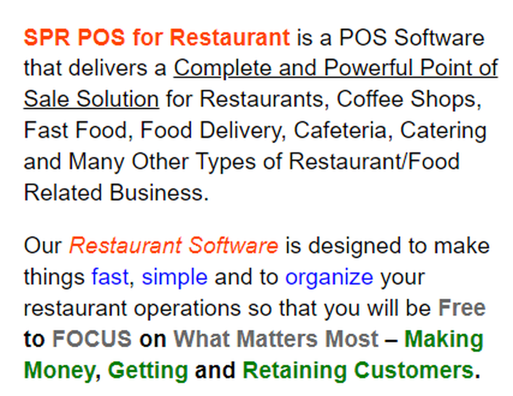 SPR POS for Restaurant Screenshot 1