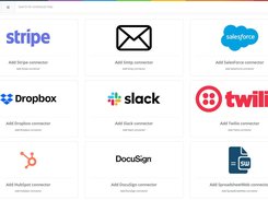 Integration with other services via built-in connectors