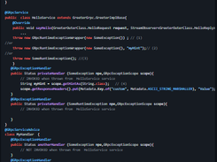 Spring boot starter for gRPC framework Screenshot 1