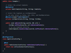 Spring Data Redis Screenshot 1