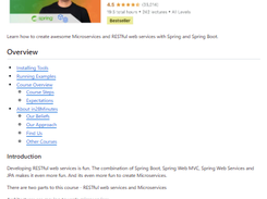 Spring MicroServices Screenshot 1