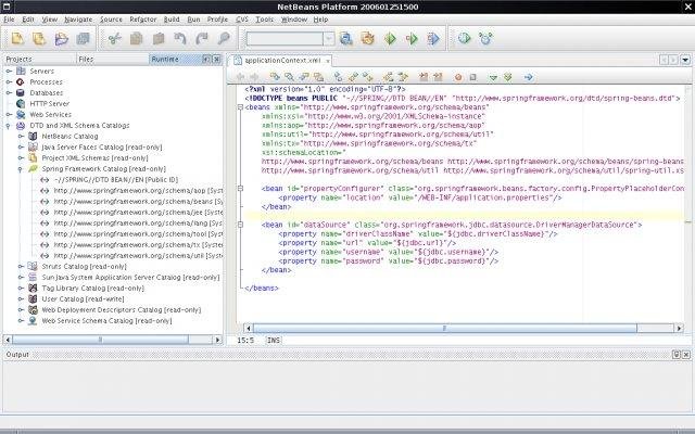 Spring framework netbeans sale