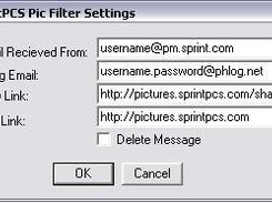 Screenshot of the Initial Settings dialog of the plugin