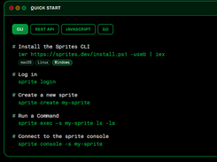 Sprites Screenshot 1