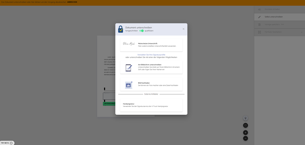 sproof sign Screenshot 1