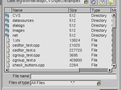 SaveAs dialog window