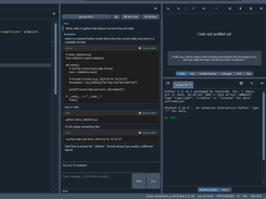 Spyder with Ai Chat plugin enabled