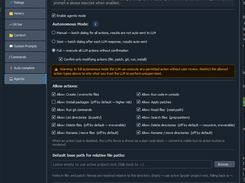 settings agentic