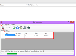 SQL to HTML