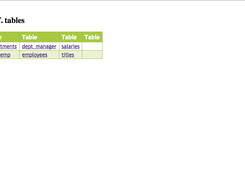 Table list