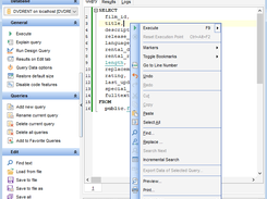 SQL Manager Screenshot 1