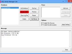 SQL Server Manager Lite Screenshot 1