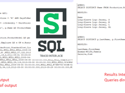 Original Output Compared to Interlaced Output