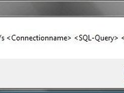 Sql2Csv usage notification