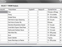 Sql2Csv Preview Dialog