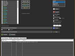 Select Databases, SQL File and GO