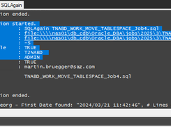 Capture used Arguments from an earlier Session
