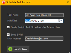 Or run it as a Windows Task Scheduler Job while you sleep and send the Result by e-Mail ?
