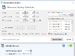 SQLBackupAndFTP (Advanced backup schedule settings)