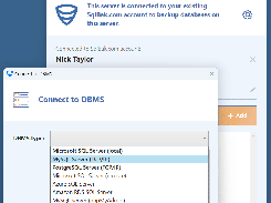 SqlBak App (DBMSs Connections)
