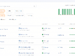 SqlBak Dashboard page 