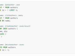 sqlc Screenshot 1