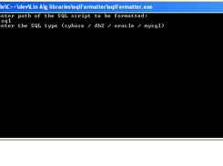 User Console Interface Screenie