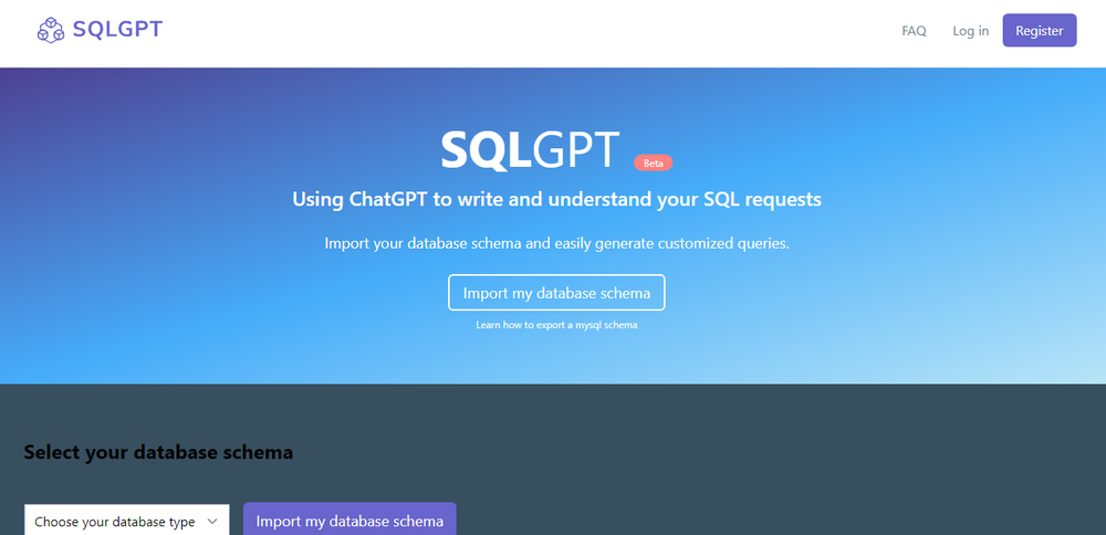 SQLGPT Screenshot 1