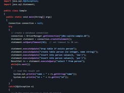 SQLite JDBC Driver Screenshot 1