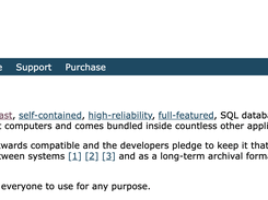 SQLite Screenshot 1