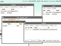 SQLiteDBMS client MDI without inspector