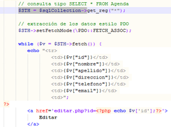 Extracción fácil de los datos