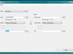 selecting module and databases